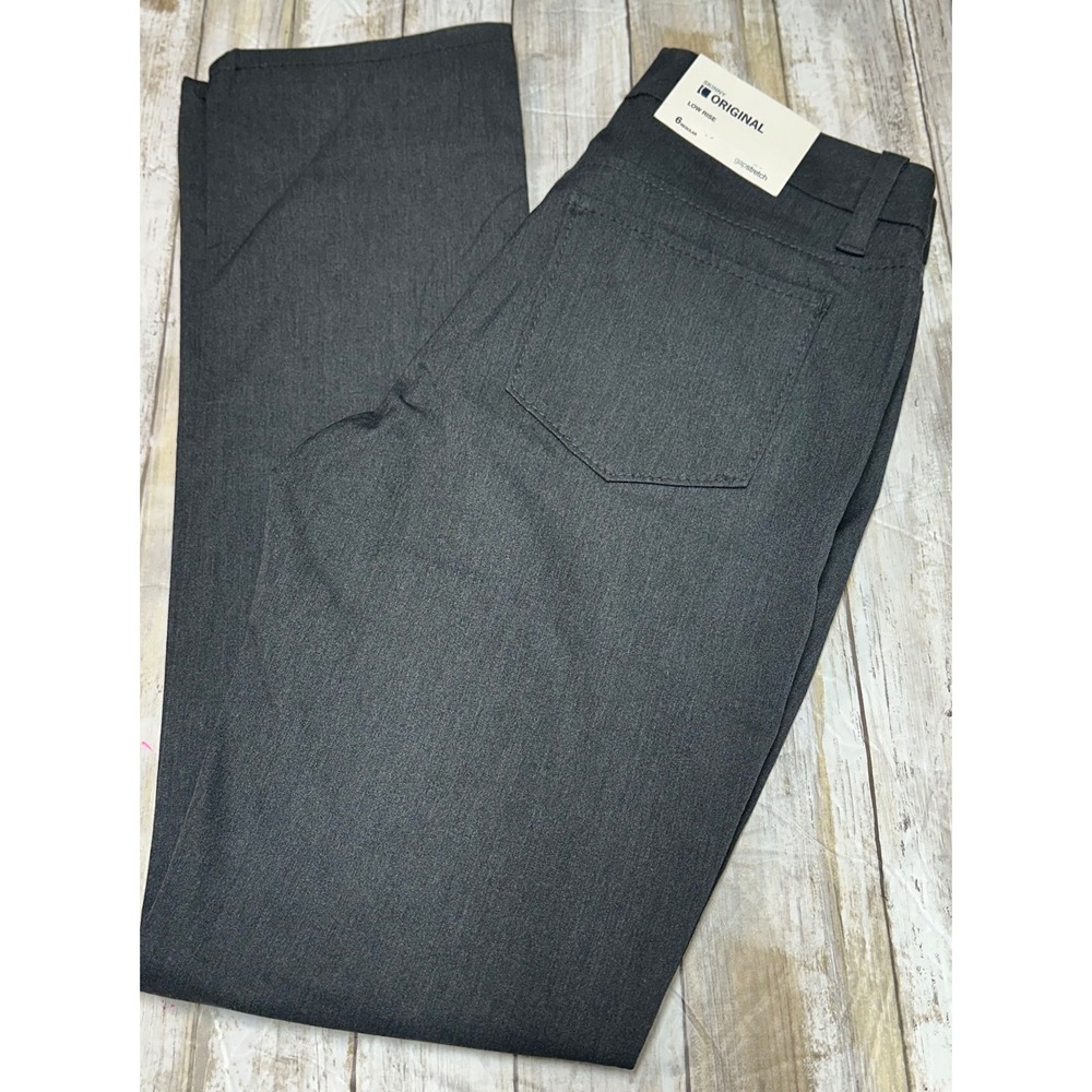 GAP Original Skinny Low Rise Gray Heather Stretch Dress Pants‎ Size 6 Regular